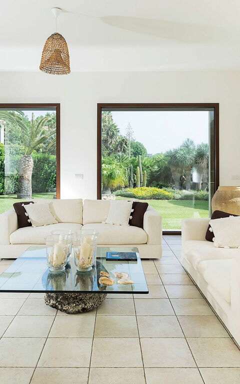 Villa La Plage: Woonkamer