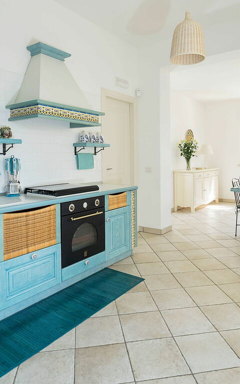 Villa La Plage: Keuken, Lunchroom