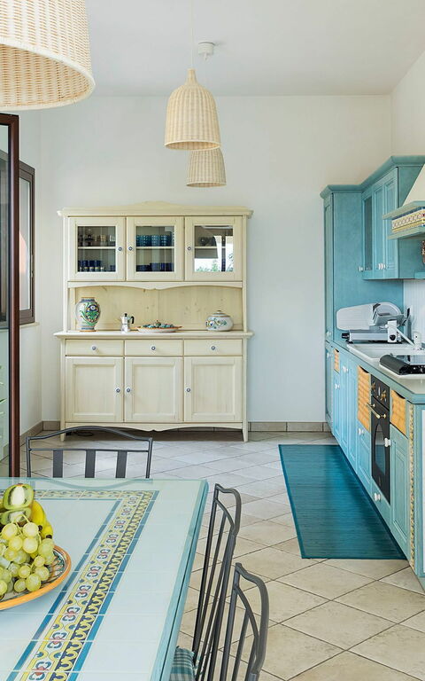 Villa La Plage: Keuken, Lunchroom