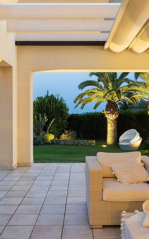 Villa La Plage: Balkon / terras / patio