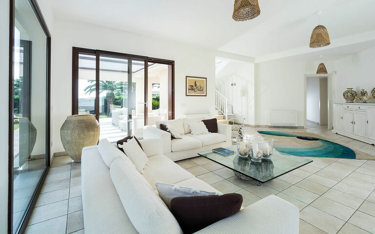 Villa La Plage: Woonkamer