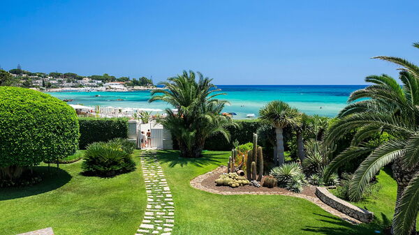 Villa la Plage: Buitenshuis, Keer bekeken, Tuin