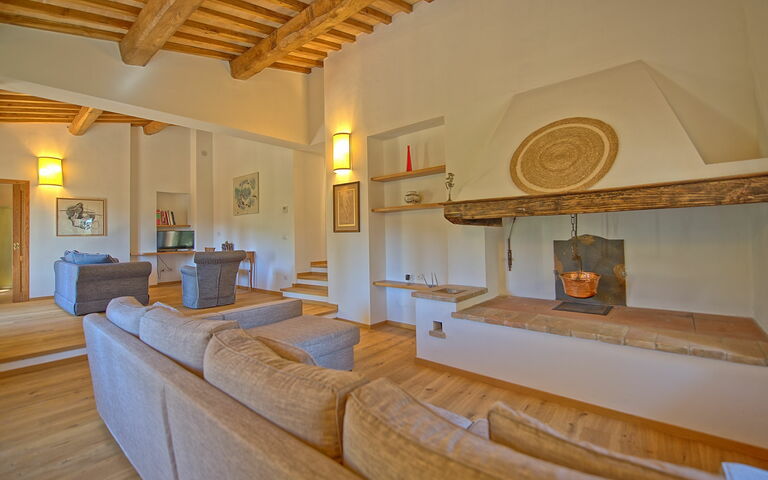 Villa Panizzi: Woonkamer