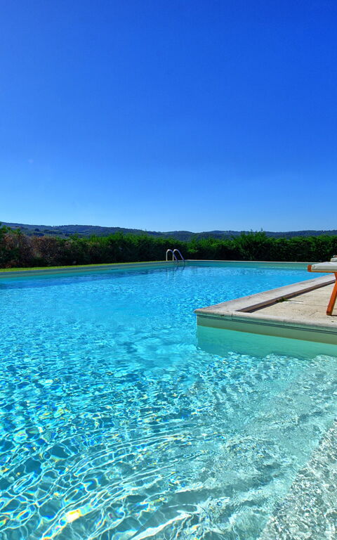 Villa Il Caggio: Buitenkanten, zwembad