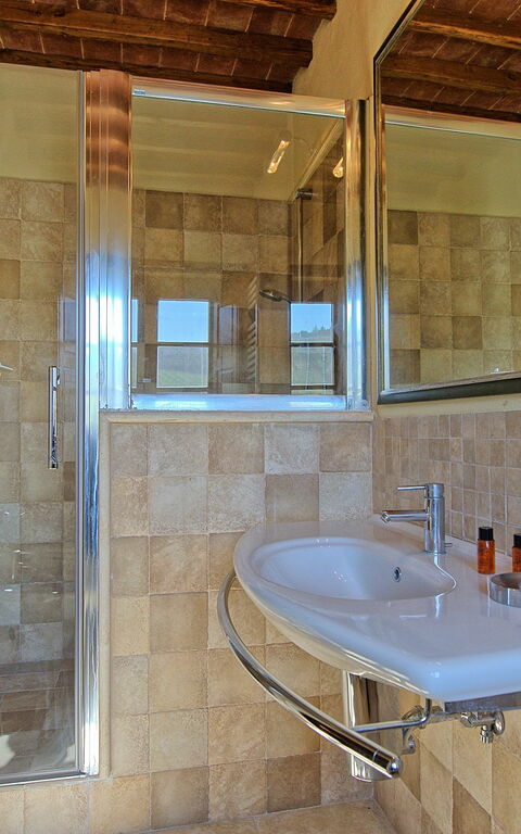 Villa Il Caggio: Badkamer
