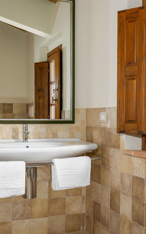 Villa Il Caggio: Badkamer