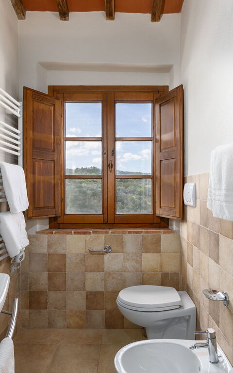 Villa Il Caggio: Badkamer