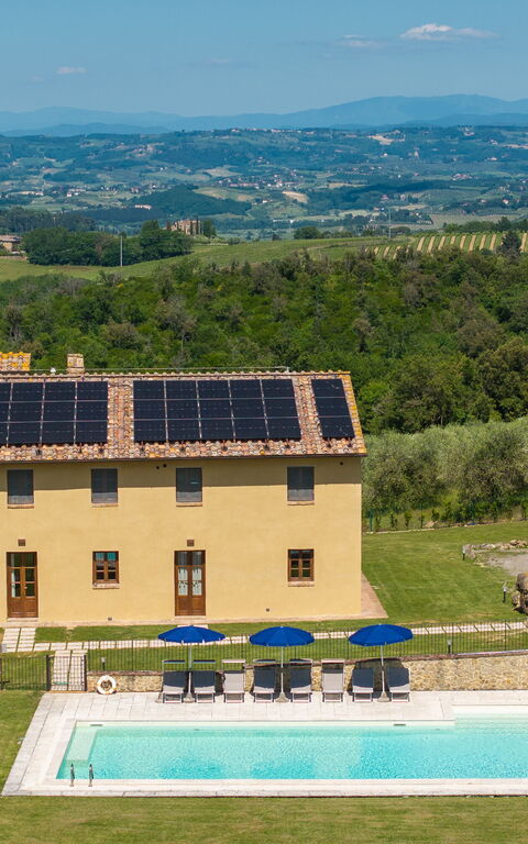 Villa Il Caggio: Buitenkanten, Buitenshuis, Keer bekeken, Tuin, zwembad