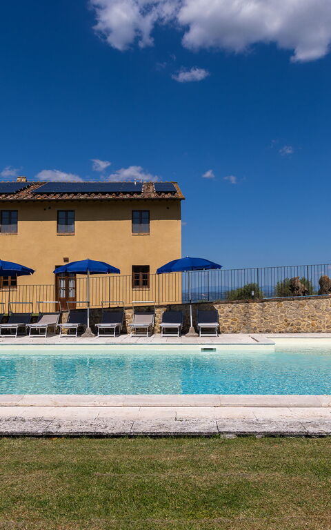 Villa Il Caggio: Buitenkanten, Buitenshuis, Keer bekeken, Tuin, zwembad