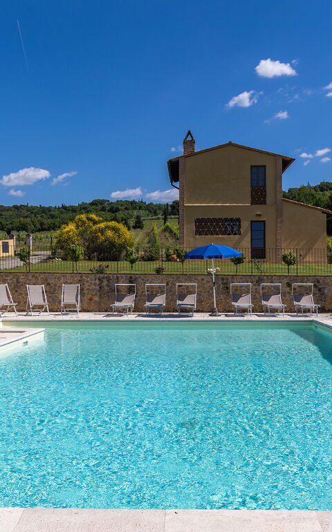 Villa Il Caggio: Buitenkanten, Buitenshuis, zwembad