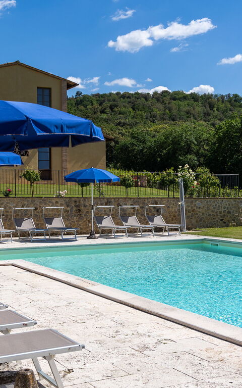Villa Il Caggio: Buitenkanten, Buitenshuis, zwembad