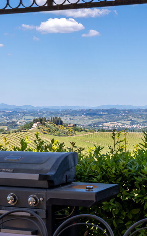 Villa Il Caggio: Balkon / terras / patio, Buitenkanten, Buitenshuis, Keer bekeken