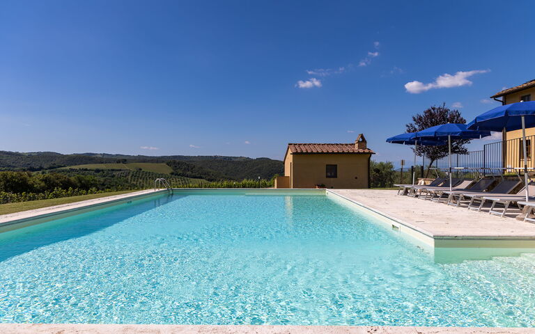 Villa Il Caggio: Buitenkanten, Buitenshuis, Keer bekeken, zwembad