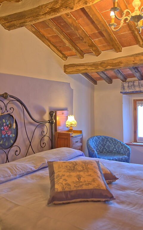 Casale Di Cozzile: slaapkamer