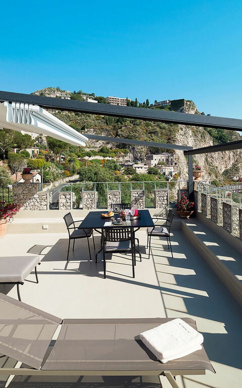 Torre Isola Bella: Balkon / terras / patio