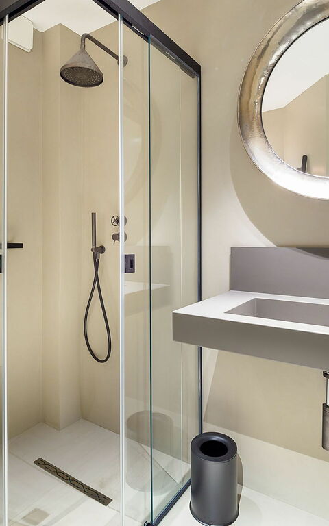 Torre Isola Bella: Badkamer