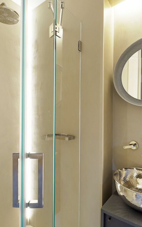 Torre Isola Bella: Badkamer