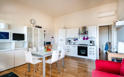 Accommodatie Vela: Keuken, Lunchroom, Woonkamer