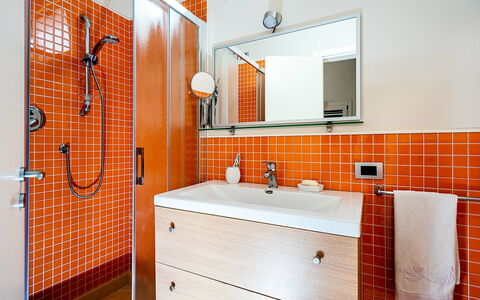 Accommodatie Vela: Badkamer