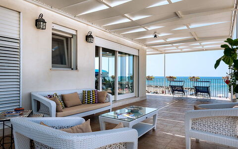 Accommodatie Onda: Balkon / terras / patio, Buitenshuis