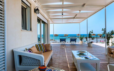 Accommodatie Onda: Balkon / terras / patio, Buitenshuis