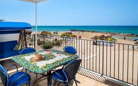 Accommodatie Onda: Balkon / terras / patio, Buitenshuis