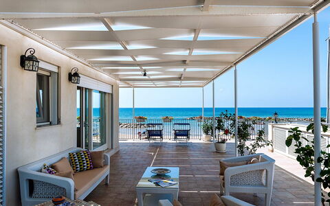 Accommodatie Onda: Balkon / terras / patio, Buitenshuis