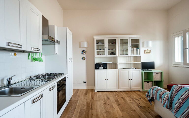 Accommodatie Timone: Keuken, Lunchroom, Woonkamer