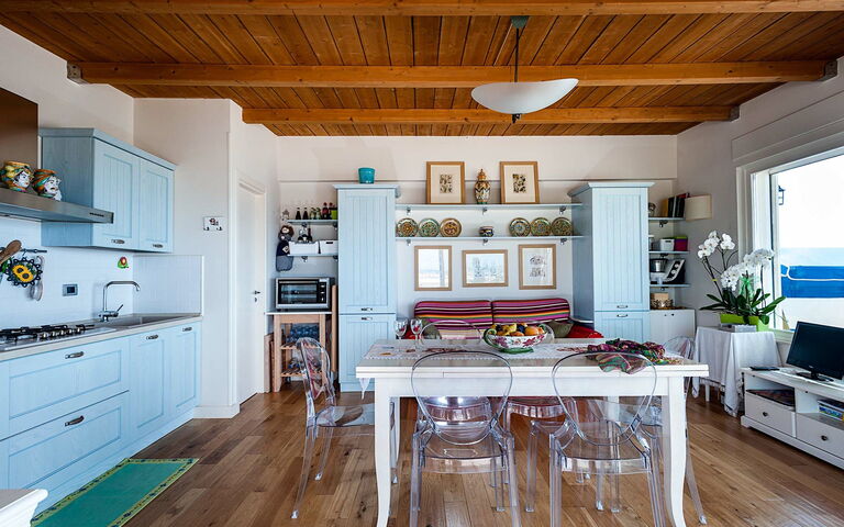 Accommodatie Onda: Keuken, Lunchroom, Woonkamer