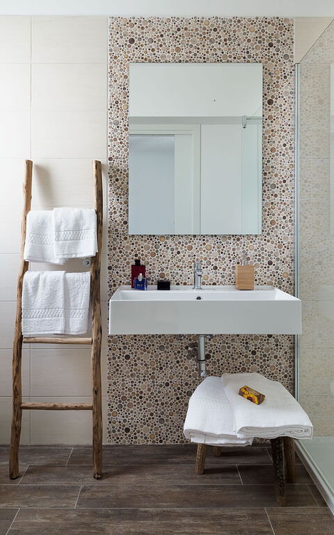 Villa Pietra Del Sole: Badkamer