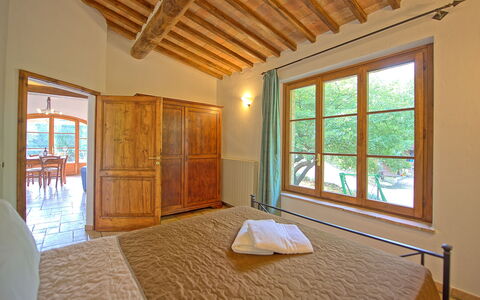 Accommodatie Mulignone 1: slaapkamer