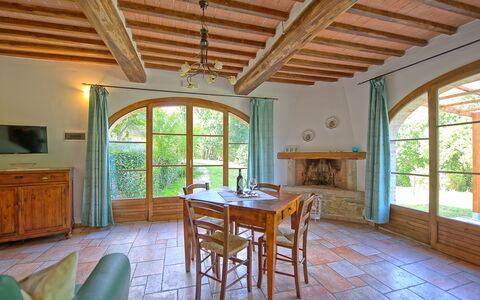 Accommodatie Mulignone 2: Keuken, Lunchroom, Woonkamer