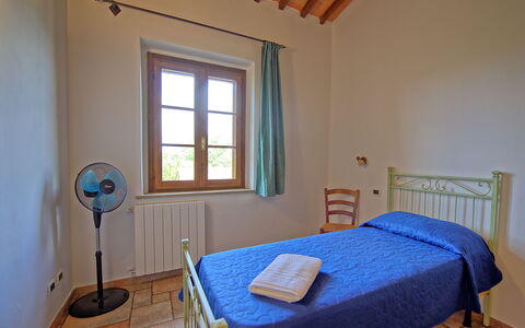 Accommodatie Mulignone 9: slaapkamer