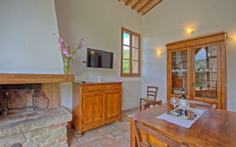 Accommodatie Mulignone 3: Lunchroom, Woonkamer