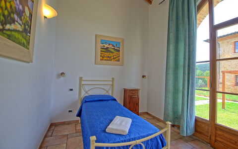 Accommodatie Mulignone 3: slaapkamer