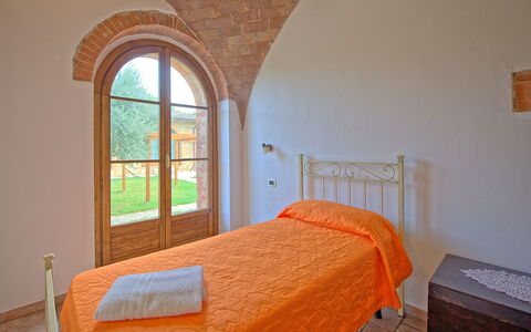 Accommodatie Mulignone 10: slaapkamer