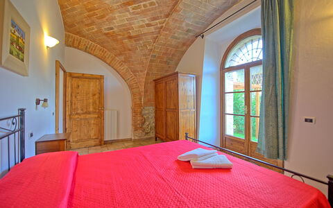 Accommodatie Mulignone 10: slaapkamer