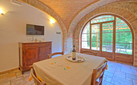 Accommodatie Mulignone 6: Lunchroom, Woonkamer