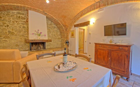 Accommodatie Mulignone 6: Lunchroom, Woonkamer