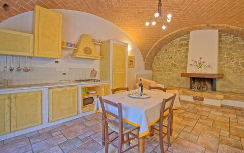 Accommodatie Mulignone 6: Lunchroom, Woonkamer