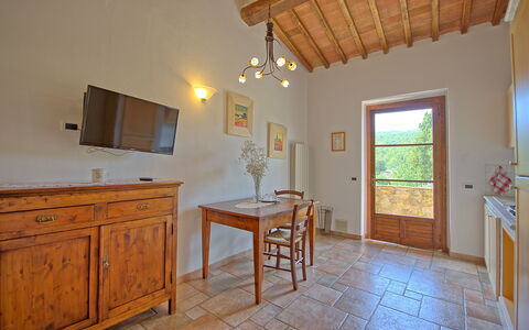 Accommodatie Mulignone 15: Lunchroom, Woonkamer