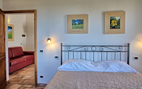 Accommodatie Mulignone 14: slaapkamer