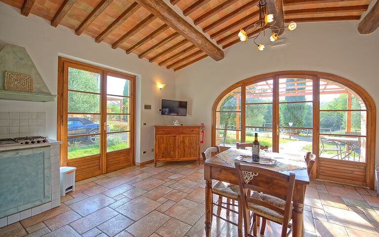 Accommodatie Mulignone 1: Lunchroom, Woonkamer