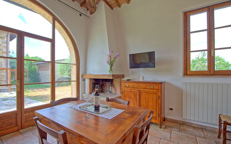 Accommodatie Mulignone 3: Lunchroom, Woonkamer