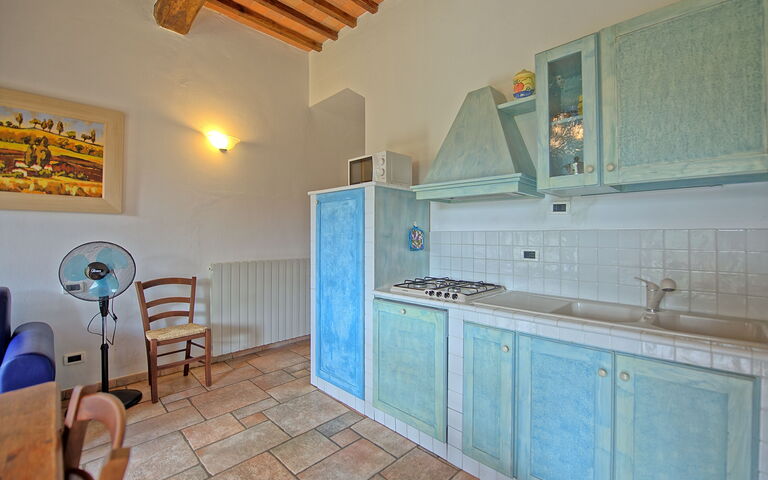 Accommodatie Mulignone 10: Keuken, Lunchroom, Woonkamer