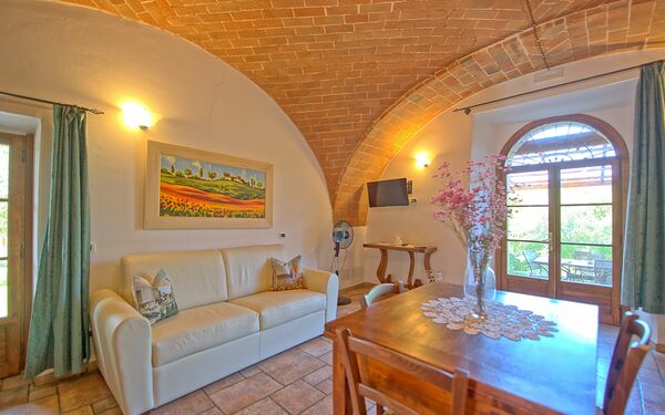 Accommodatie Mulignone 8: Lunchroom, Woonkamer