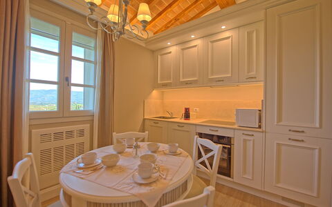 Accommodatie Sole Di Vino - 3: Keuken, Lunchroom, Woonkamer