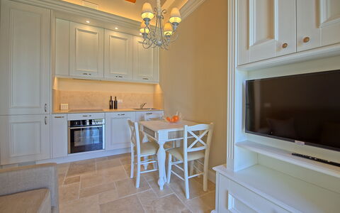 Accommodatie Sole Di Vino - 1: Keuken, Lunchroom, Woonkamer