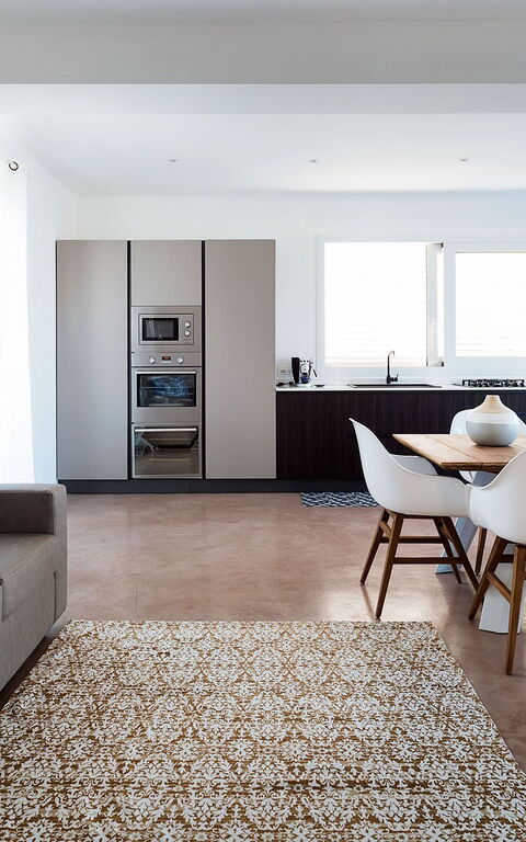 Villa San Lorenzo Palma: Keuken, Lunchroom, Woonkamer