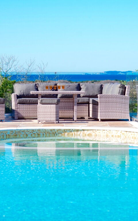 Villa Corfu Panorama: zwembad